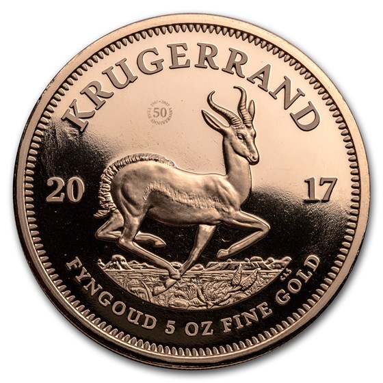 2017 South Africa 5 oz Gold Krugerrand Proof 2017 South Africa 5 oz Gold Krugerrand Proof